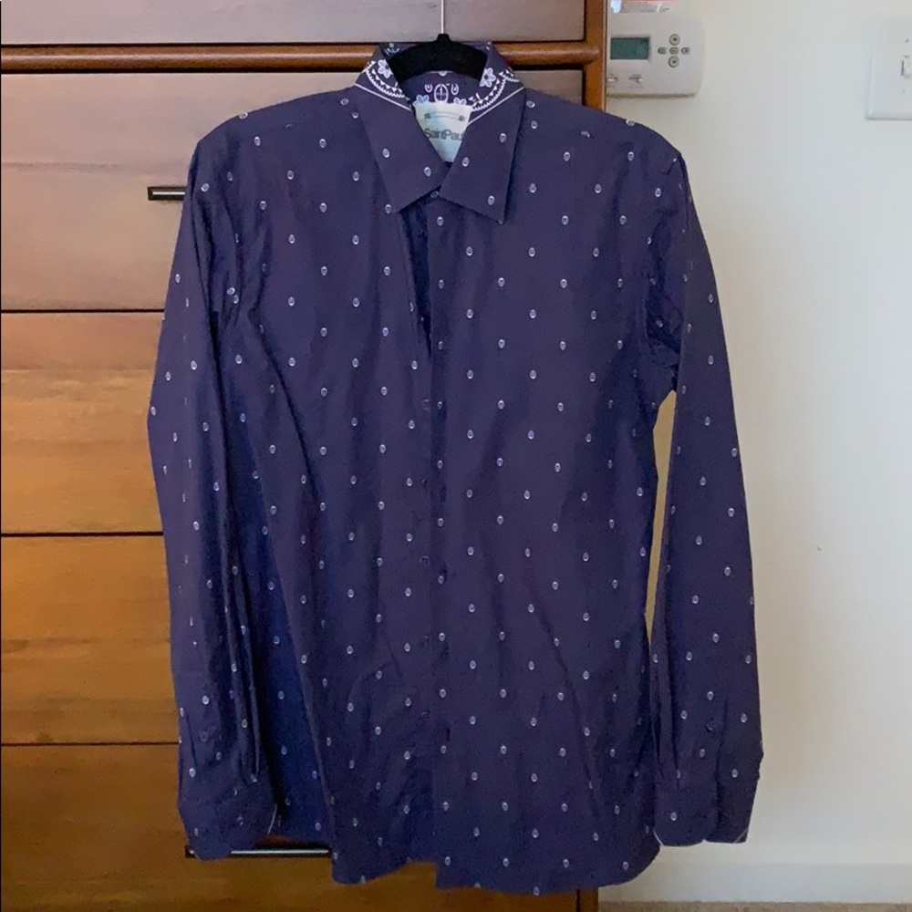 Saint Paul Men’s Bandana print shirt